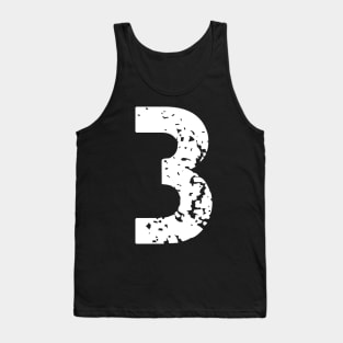 Number three 3 Tank Top